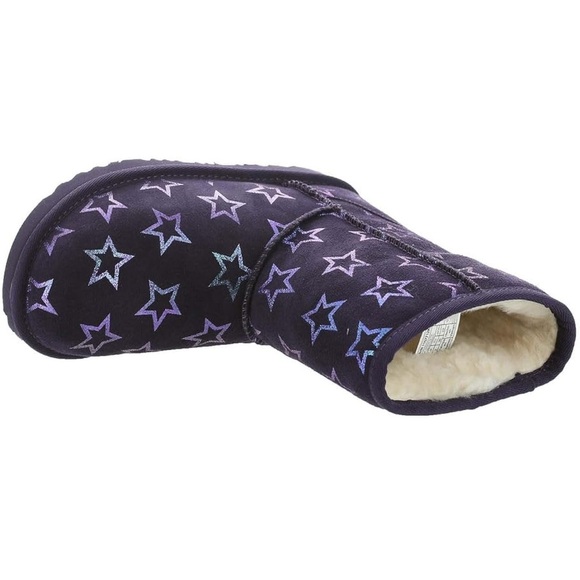 Youth UGG Classic II Iridescent Stars Nightshade/Purple Boots (NWT) - Picture 2 of 8